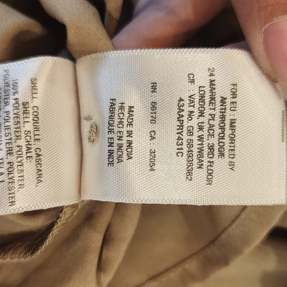 Anthropologie Moulinette Soeurs Sonora Trapeze halter Chiffon Flowy Mini Dress 0 - Picture 7 of 14